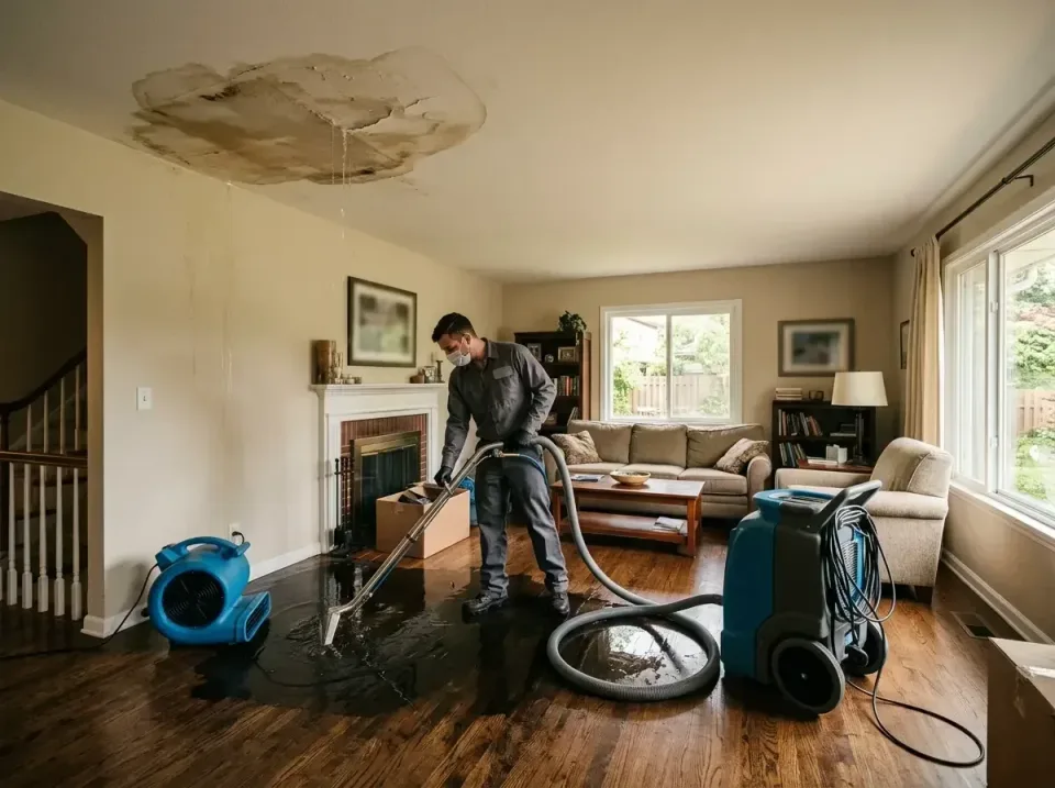 attic-pipe-burst-ceiling-drip-008 — frequently asked questions, Water Damage Restoration & Carpet Care in Rockville, CT